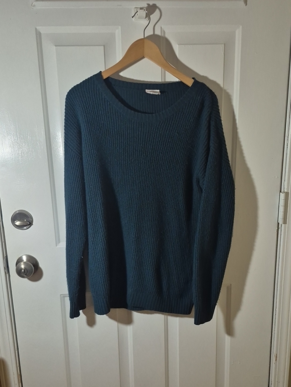 LuLaRoe Womens Crewneck Sweater in Teal Size 2XL